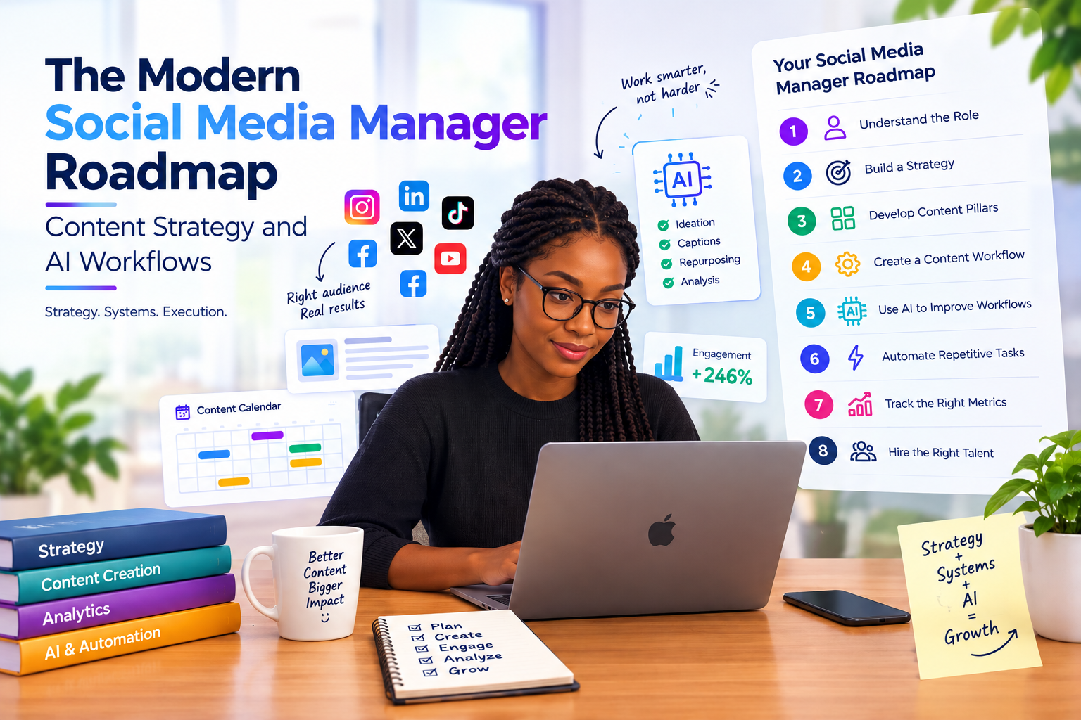 The Modern Social Media Manager Roadmap: Content Strategy and AI Workflows